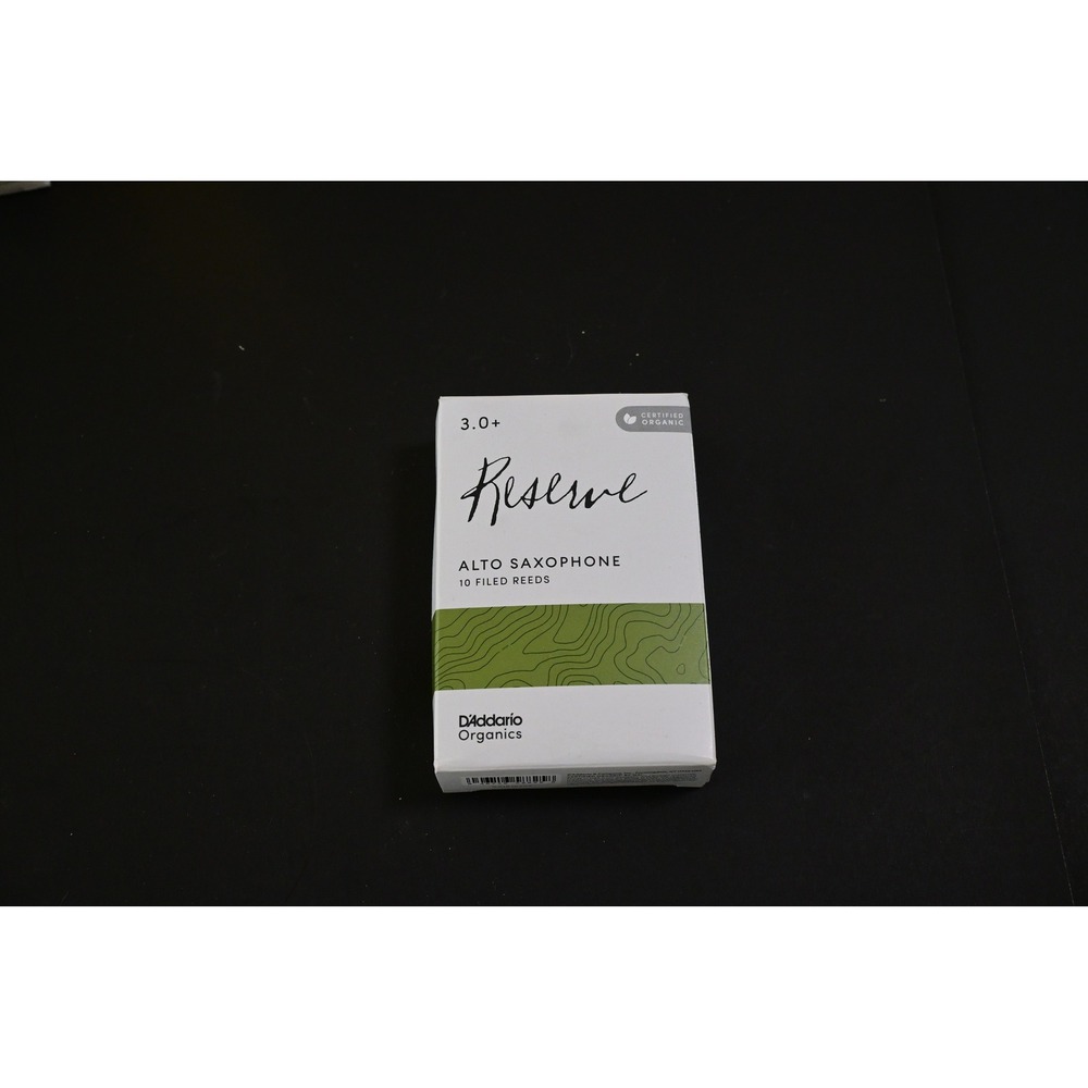 D'Addario Reserve Organics Alto Saxophone Reeds 3.0+ New